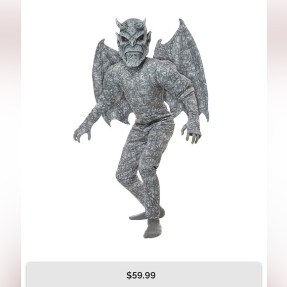 Kids Gargoyle Costume - Picture 1 of 3